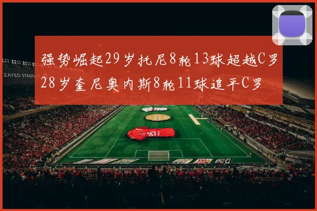 强势崛起29岁托尼8轮13球超越C罗28岁奎尼奥内斯8轮11球追平C罗